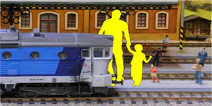 Vstup do největšího modelového kolejiště v ČR a dvě fotky na památku
