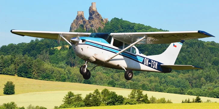 Jako orli: Seznamovací lety v letounu Cessna nad krásami Českého ráje