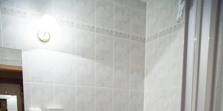 Každý pokoj má vlastní koupelnu s toaletou.