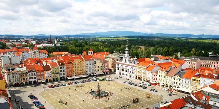 2 až 3denní pobyt v Českých Budějovicích s privátními pivními lázněmi