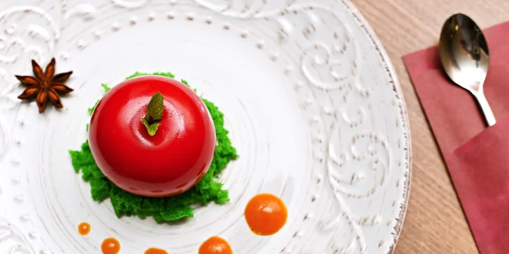 2× 4chodové menu ve hvězdném podání: telecí líčka či asijská treska i s vínem