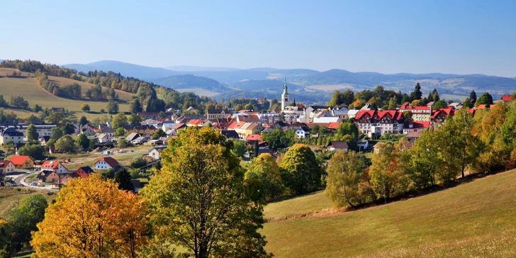 Relaxační pobyt s polopenzí, bazénem a 13 procedurami v bylinných lázních