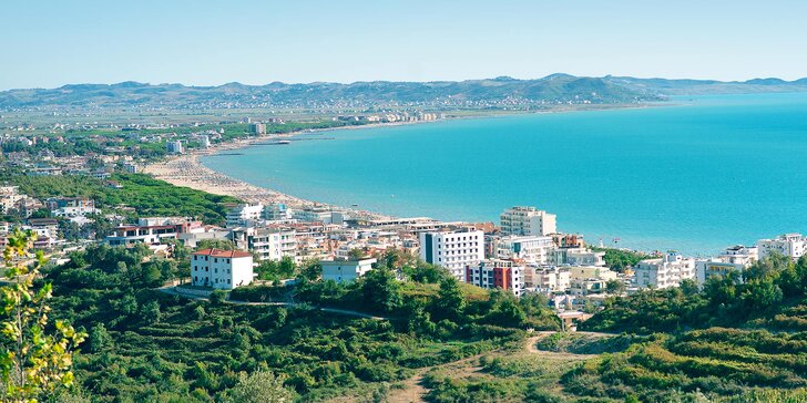 K moři do Albánie: letecky na 7 nocí s all inclusive, hotel 30 m od pláže