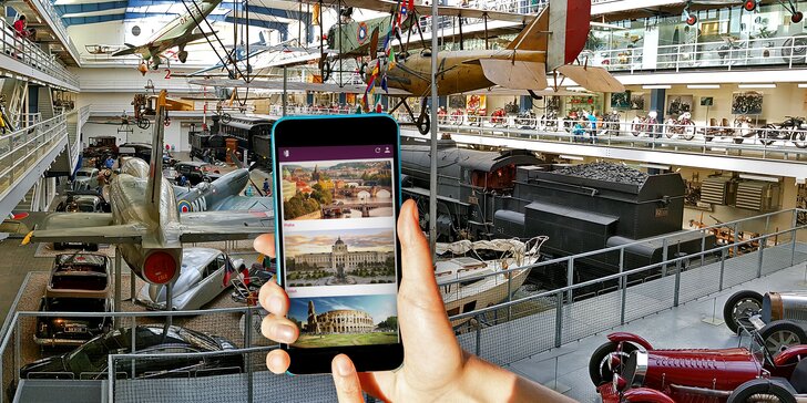 Napínavá mobilní úniková hra mezi exponáty technického muzea až pro 5 osob