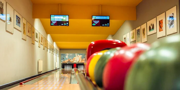 Najdete zde také bowlingovou dráhu, v ceně pobytu je zahrnuta hodinová pronájem