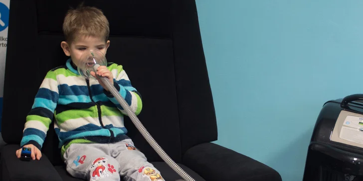 Hypoxická terapie je vhodná i pro děti.