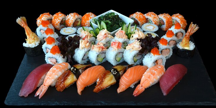 Gurmánské sushi sety v luxusní restauraci Sakura Sushi