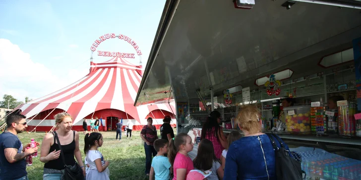 Vstupenky na originální cirkusovou show: Karel Berousek uvádí cirkus Sultán