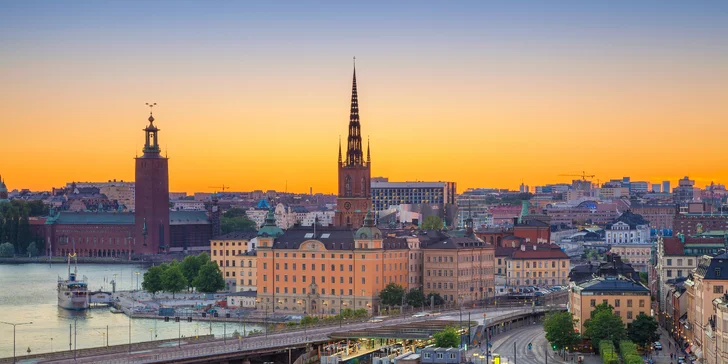 Stockholm – Benátky severu: letecky z Prahy, průvodce a 3 noci se snídaní