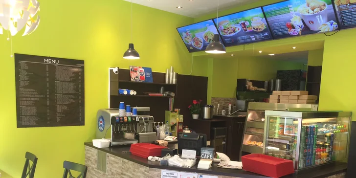 Kuřecí burger, twister nebo dětské menu s hranolky a pitím dle výběru