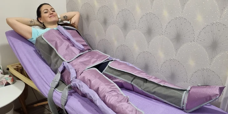Na výběr máte přístrojovou lymfodrenáž...