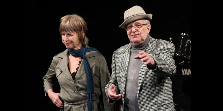 Jiří Suchý a Jitka Molavcová v představení Kdyby tisíc klarinetů