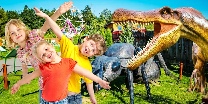 Navštivte park plný dinosaurů a zábavy: 2denní vstup do polského Zatorlandu