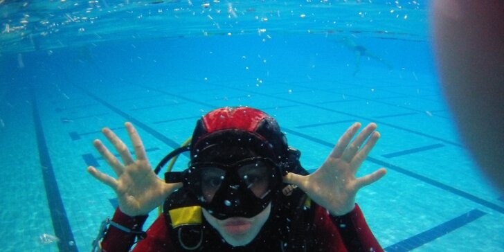 Potápěčem na zkoušku: instruktáž a ponor v bazénu v délce 60 minut