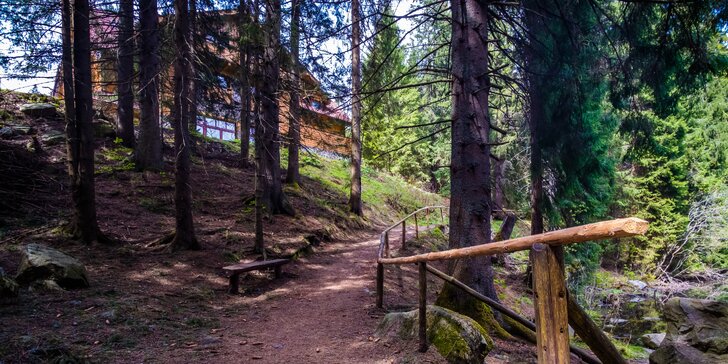 Stylová horská chata v Nízkých Tatrách: 2–5 nocí s polopenzí a wellness