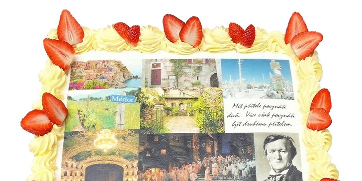 Originální ozdoba dortu: obrázky i vaše fotografie na jedlém vaflovém papíru