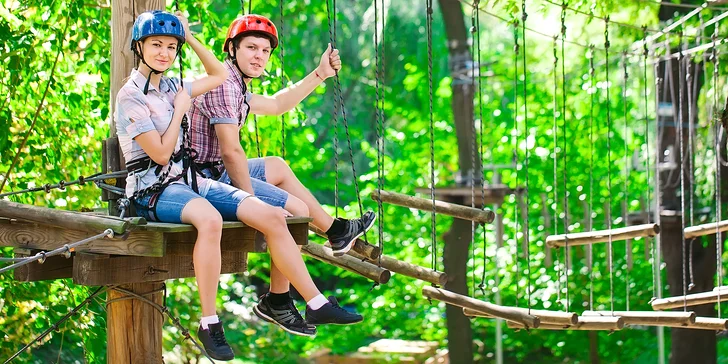 3denní pobyt kousek od rybníka: polopenze, wellness i lanový park u hotelu