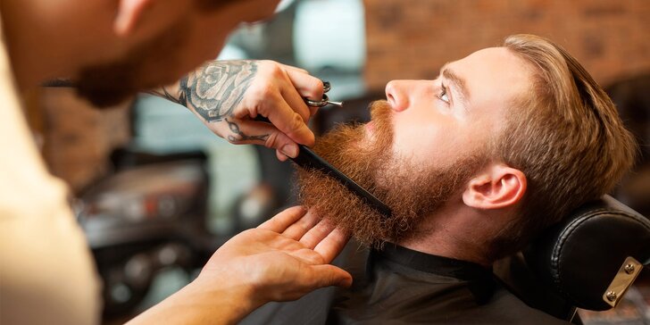 Luxusní péče i relax pro pány: Střih nebo holení v The Hipster Barbershopu