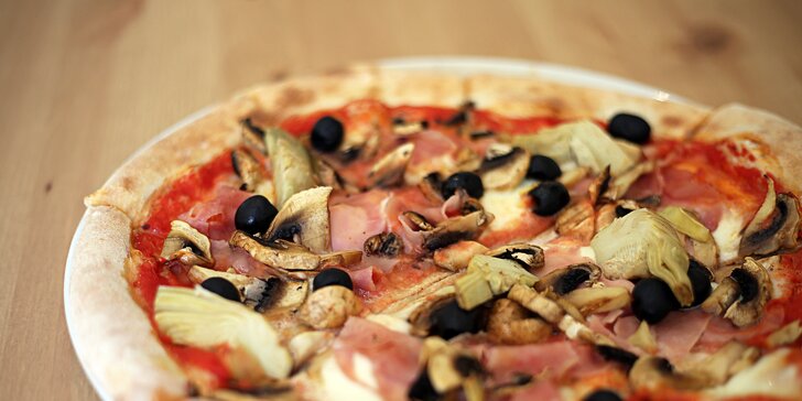 Pravá italská pizza a nealko nápoj pro 1 i 2 v restauraci s italským kuchařem