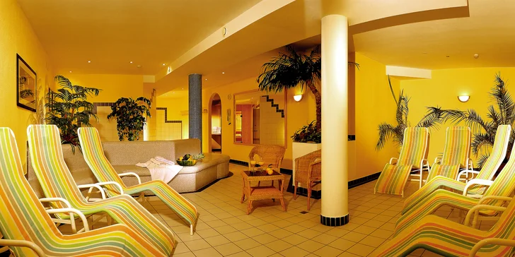 Ve wellness je vám k dispozici sauna, parní sauna a infračervená kabina. 