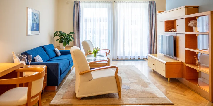 Luxusní Luhačovice: apartmán se snídaní, vířivka, bazén i masáže