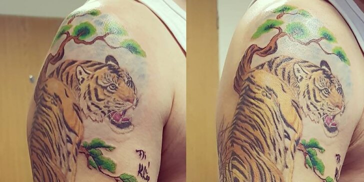 Nové tetování od tatéra Quang Anh z DA Ink u náměstí Jiřího z Poděbrad