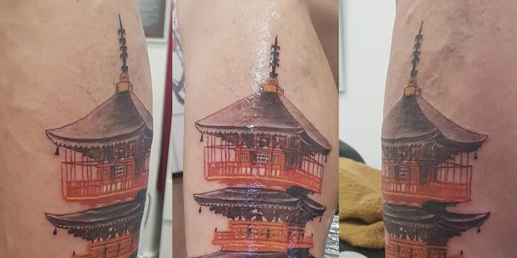 Nové tetování od tatéra Wang D z DA Ink u náměstí Jiřího z Poděbrad