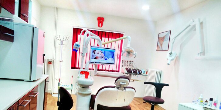 Ordinační bělení zubů s kompletní dentální hygieny vč. AirFlow