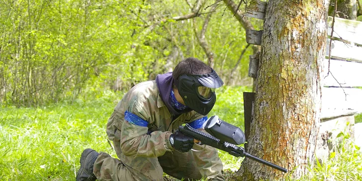 3-4 hodiny paintballu na přírodním hřišti u Roudnice