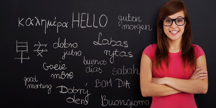Naučte se cizí jazyk: individuální kurz dle výběru pro 1 či 2