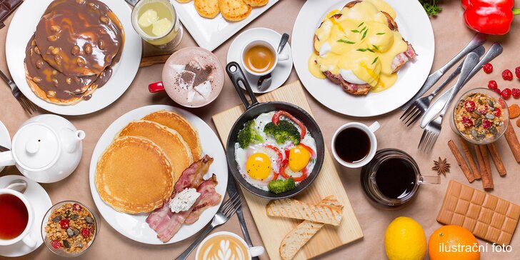 Začněte den vydatnou snídaní: all you can eat i s nápoji u Národní třídy
