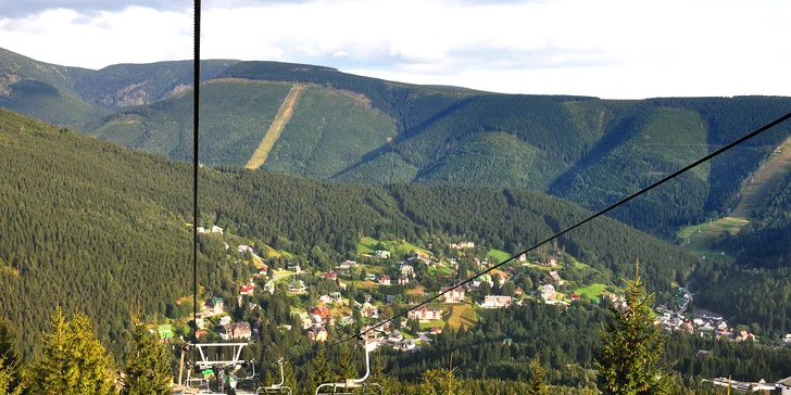 3 či 6denní pobyt ve Špindlerově Mlýně s polopenzí, wellness a lanovkou