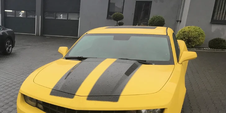 Jízda ve sporťáku Chevrolet Camaro "Bumblebee" z filmu Transformers