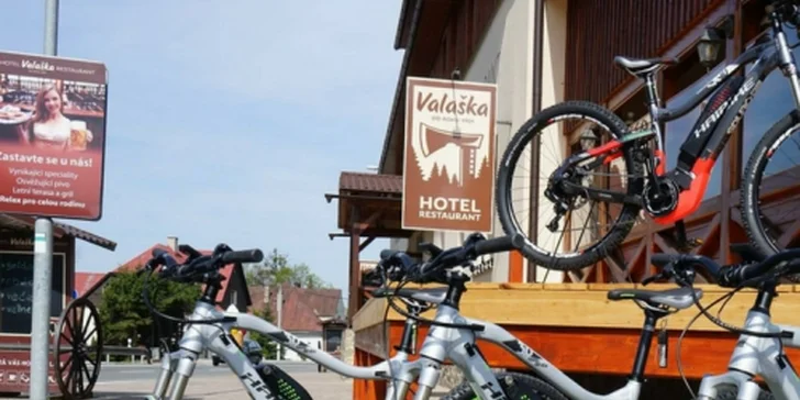 Pobyt ve valašských Beskydech s polopenzí, wellness i zapůjčením elektrokol