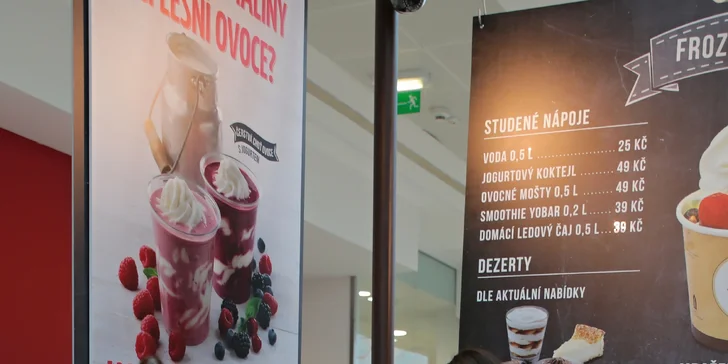 Osvěžení z Yobaru: Ovocný koktejl ve 4 verzích s frozen yogurtem