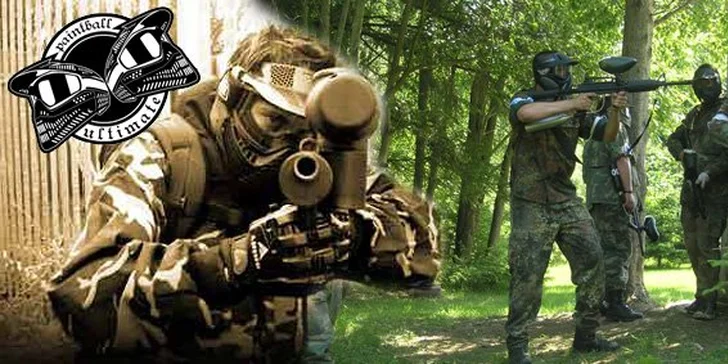 199 Kč za paintball ve vojenském areálu Slatina včetně vybavení, 200 kuliček. Časově neomezené dobrodružství, přírodní i umělé překážky a sleva 50 %.