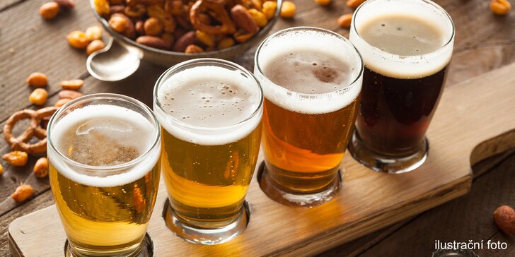 Kopněte je do sebe: košt 5 vybraných a pečlivě ošetřených piv po 0,2 l