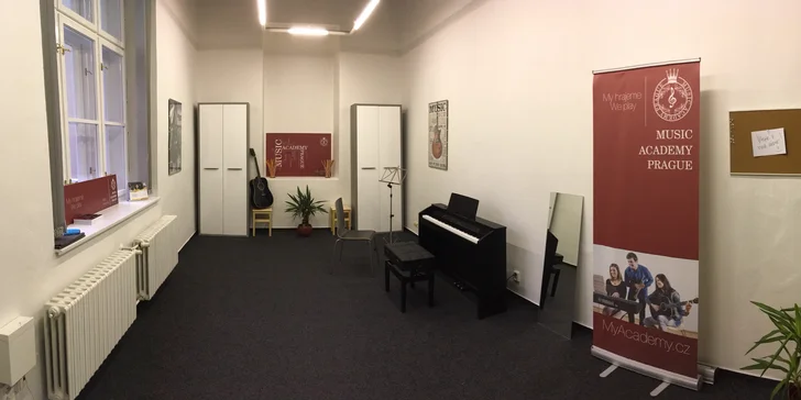 Hudební dětský koutek na prestižní akademii v centru Prahy