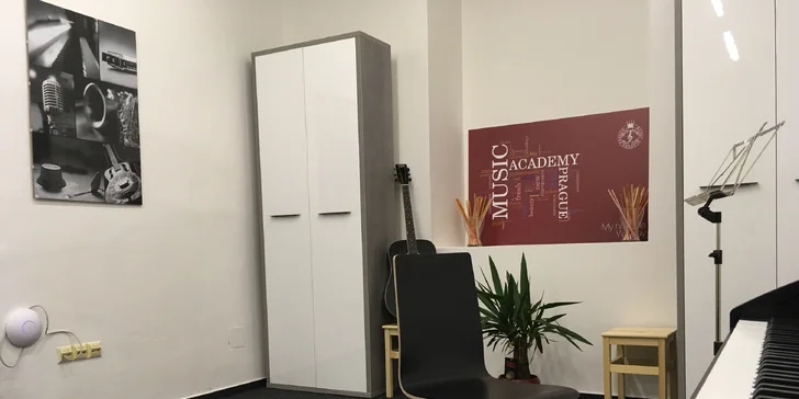 Hudební dětský koutek na prestižní akademii v centru Prahy