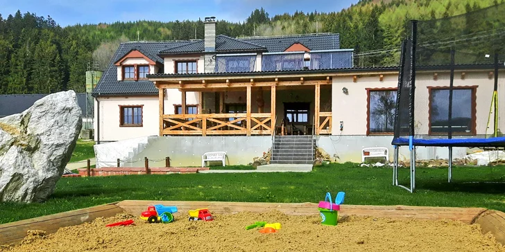 Dovolená na ranči v Nízkých Tatrách s možností wellness i jízdy na koni