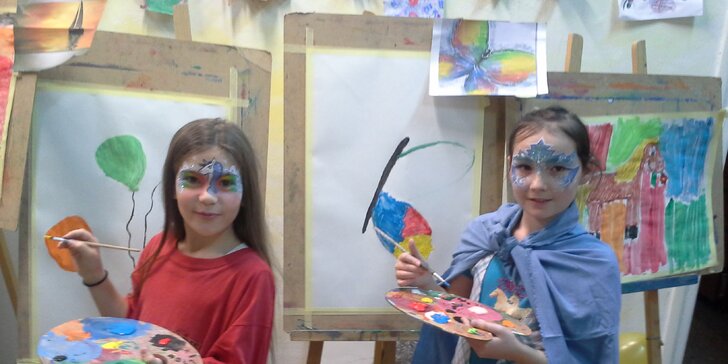 Pro malé umělce: 1-5denní letní příměstské tábory kresby a malby pro děti od 6 let