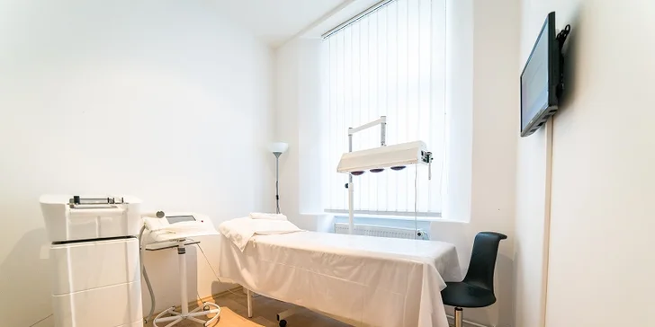Pružná pokožka: přístrojové ošetření partie dle výběru pomocí radiofrekvence