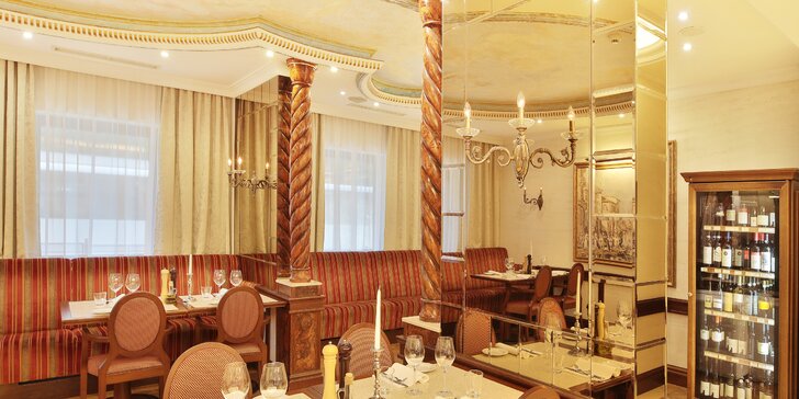 4chodové menu v luxusním 5* hotelu: tataráček, polévka i hovězí burger