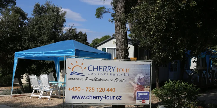 Týden v kempu Park Soline v Biogradu na Moru vč. dopravy busem z Moravy