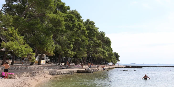 Týden v kempu Park Soline v Biogradu na Moru vč. dopravy busem z Moravy