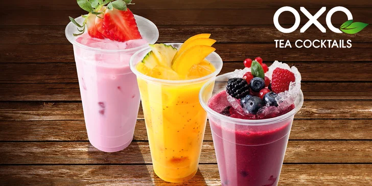 Ochutnejte novinku: čajový koktejl Fruit Tea od OXO TEA COCKTAILS