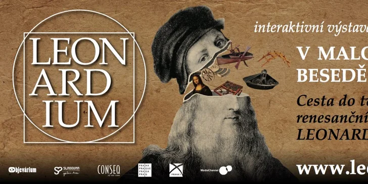 Vstupenky pro děti a dospělé na interaktivní výstavu o Leonardovi da Vinci