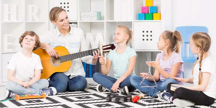 Hudební dětský koutek na prestižní akademii v centru Prahy