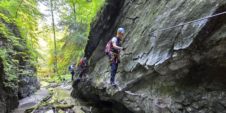 Via ferrata Kyseľ v Slovenskom Raji