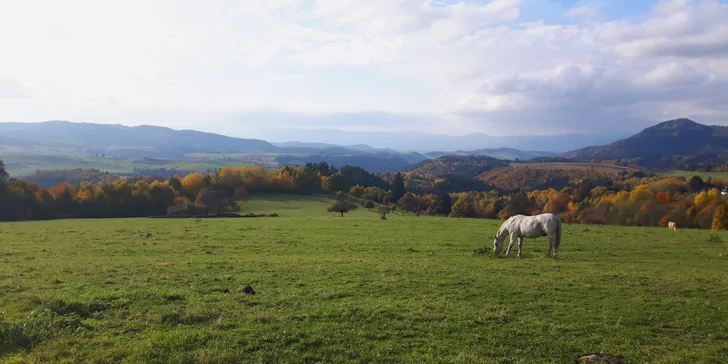 Relaxujte na oblíbeném ranči s privátním wellness a možností jízdy na koni